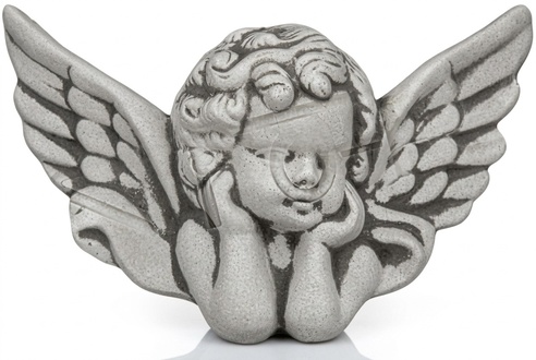 Grabschmuck Grab Stein Dekoration Engel Figur Skulptur Gott Heilig 14cm