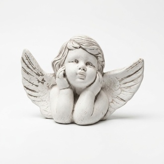 Grabschmuck Grab Stein Dekoration Engel Figur Skulptur Gott Heilig 18cm