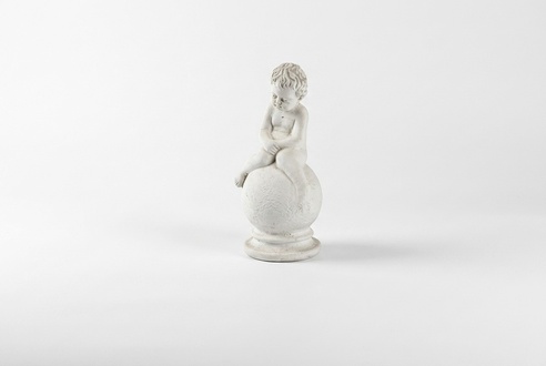 Grabschmuck Grab Stein Dekoration Engel Figur Skulptur Gott Heilig 25cm