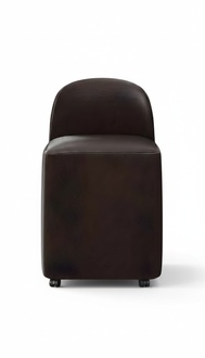 Brauner Holz Hocker modern eleganter Sitzmöbel