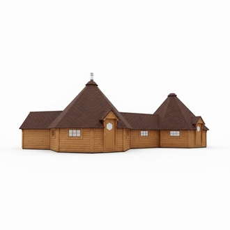 Grill Grillkota Hütte Grillhütte Haus Finnische Grills Grillhaus 25m² Kota