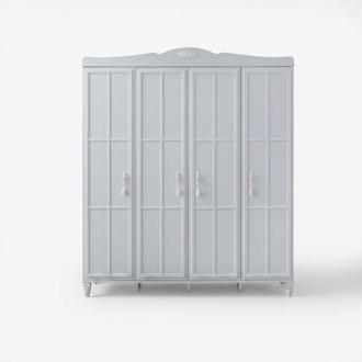 Groß Kleiderschrank Kinderschrank Schrank Holz Weiß Holzschrank Modern