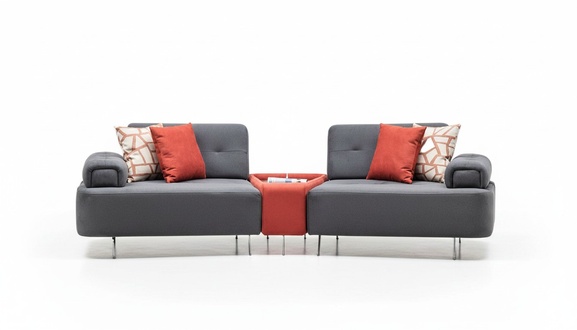 Großes 4-Sitzer Sofa Couch Vier-Personen-Sofa Familien Couchen Big Möbel