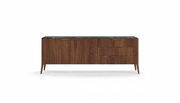 Großes Holz Sideboard Moderne Esszimmermöbel Echtholz Schubladen Neu