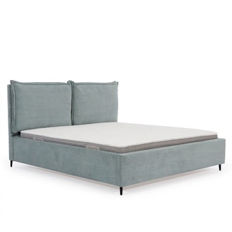Großes Schlafzimmer Bett Luxuriöses Textilbett Stilvolle Polsterbetten