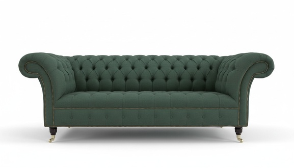 Grüne Designer Sofa Couch Polster XXL 3 Sitzer Big Sofas Couchen Textil