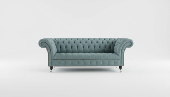 Grüne Designer Sofa Couch Polster XXL 3 Sitzer Big Sofas Couchen Textil