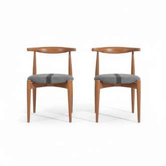 Gruppe Küchenstühle Esszimmerstühle Holzstühle Set 2tlg Stühle Braun