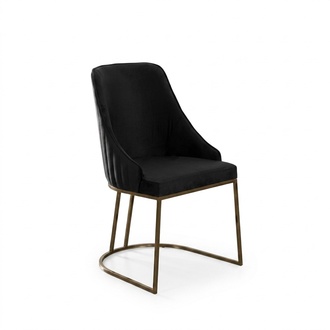 Gruppe Stühle Küchenstühle Esszimmerstühle Schwarz 6tlg Modern Stoff