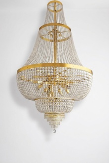 Hängeleuchte Kronleuchter Lampe Kristalllampe Deckenleuchte Lampen 100x245
