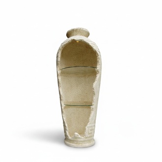 Halbe Vase Regal Beleuchtet 152cm Skulptur Vasen Figur Antik Stil (C56) Regale