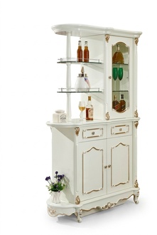 Hausbar Klassische Bar Regal Trennwand Schrank Schrank Vitrine Holz