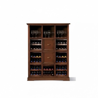 Hausbar Wohnzimmer Schrank Barschrank Vitrine Italienische Möbel Holz