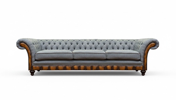 Hellgraue Wohnzimmer Moderne Couch Exklusiver Dreisitzer Designer Möbel