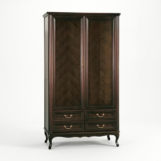 Hochschrank Kleiderschrank Kleidungsschrank Flügeltürenschrank Dielenschrank