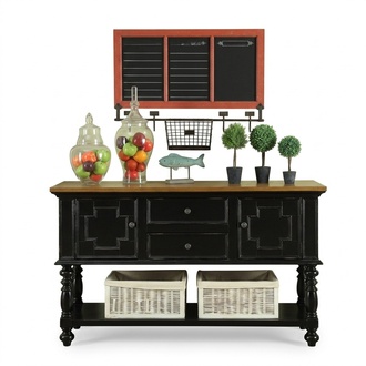Anrichte Hochschrank Kommode Wohn Esszimmer Kommoden aus Holz Sideboard Anrichte