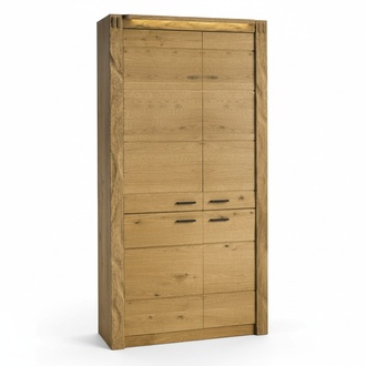 Hochschrank Mehrzweck Schrank Schubladen Wohnzimmer Regal Vitrine Antik Stil Neu