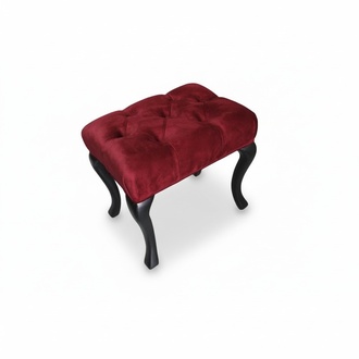 Hocker Roma Designer Luxus Hocker Polster Sitz Textil Relax Beistell Sofa Neu