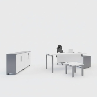 Holz Büromöbel Schreibtisch Sideboard Couchtisch Büroeinrichtung Modern