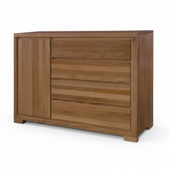 Holz Design Kommoden Kommode Schrank Hochschrank Anrichte Schubladen Sideboard