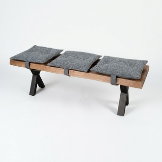 Holz Sitzbank mit einem weichen Sitz für Ihr Esszimmer Neues Modell