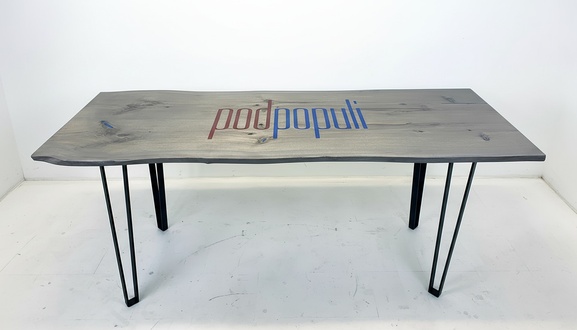 Holz Tisch Esszimmer Möbel Konferenztisch Epoxid Harz Giessharz neu Epoxy Resin