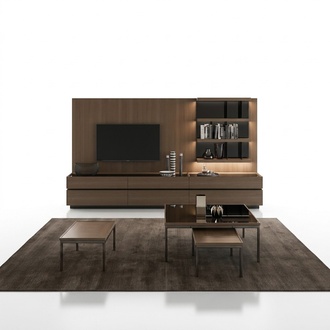 Holzmöbel Wohnzimmer Luxus Wohnwand Modern Design Einrichtung Neu