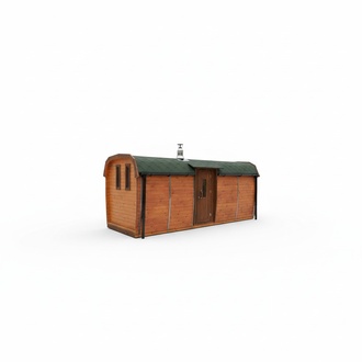 Holzsauna Gartensauna Saunafass Sauna Fasssauna Outdoor Sauna 6-10 Personen