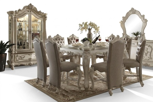 Holztisch Esstisch Tisch Holz Quadratischer Ess Zimmer Tische Barock Rokoko neu