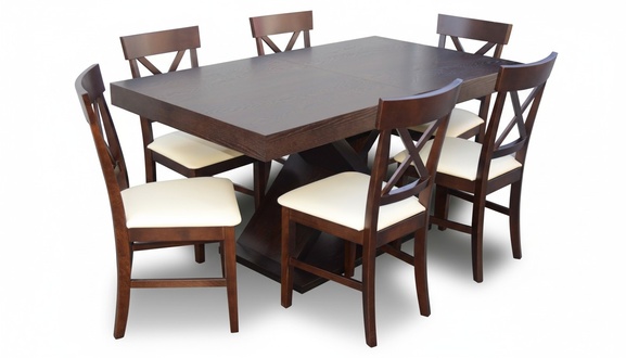 Hotel Konferenzzimmer Tisch XXL Tische Besprechungstisch Büro + 6 Stühle