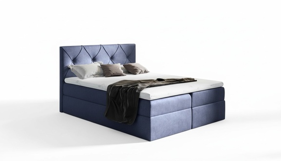 Hotel Modern Bett Schlafzimmer Betten 200x200 Boxspringbett Textil Design Doppel