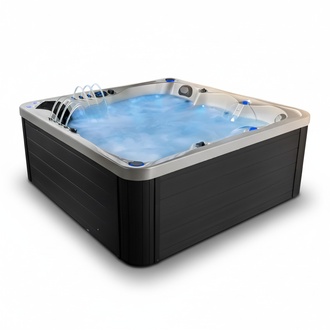 Hydromassagewanne Whirlpool Whirlwanne Außenwhirlpool Sprudelbad 210x210 cm