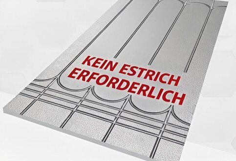 Trockenbau Fußbodenheizung XPS Platte 0,72m² 500kPa 30/25/20 mm