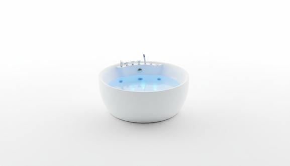 Indoor Whirlpool Badewanne Whirlwanne Wasserstrahlen Spa Wanne Relax