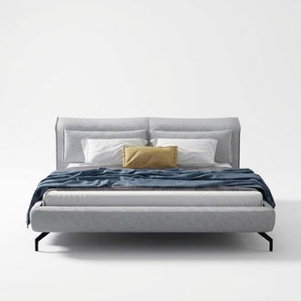 Italienische Designer Möbel Bett Doppel Schlazimmer 180x200cm Leder Neu Betten