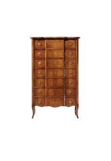 Italienische Kommode Holz Braun Möbel Luxus Kommoden Klassisch Stil