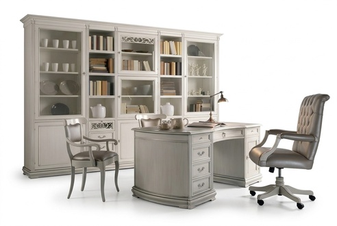 Italienische Möbel Büro Tisch Einrichtung Möbel Schreibtisch Echtholz Tische Neu