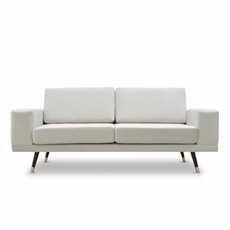 Italienische Möbel Dreisitzer Stoff Wohnzimmer Design Couchen Polster Sofa Sofas