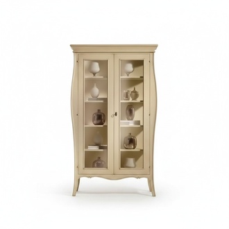 Italienische Möbel Vitrine Schrank Schau Schränke Design Wohnzimmer Neu