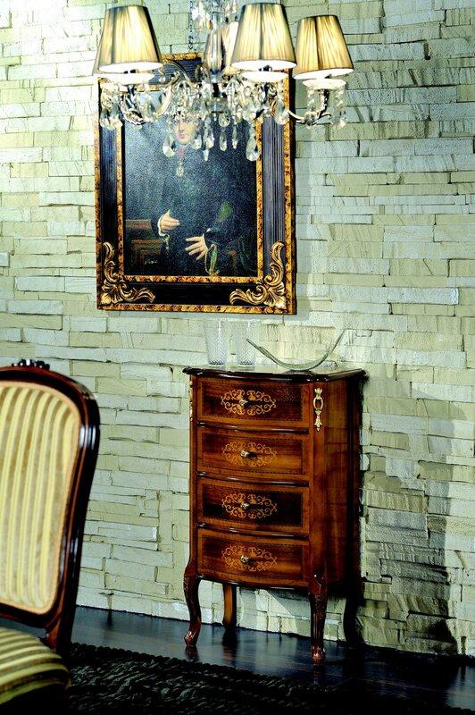 Holz Italienische Stil Möbel Luxus rtv Braune Kommode Stil Barock Antik Stil Neu