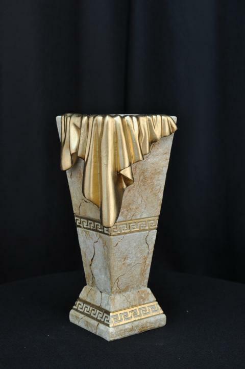 XXL Big Vase Design Medusa Antik Stil Blumen Vasen Pokal Deko 0866 Sofort