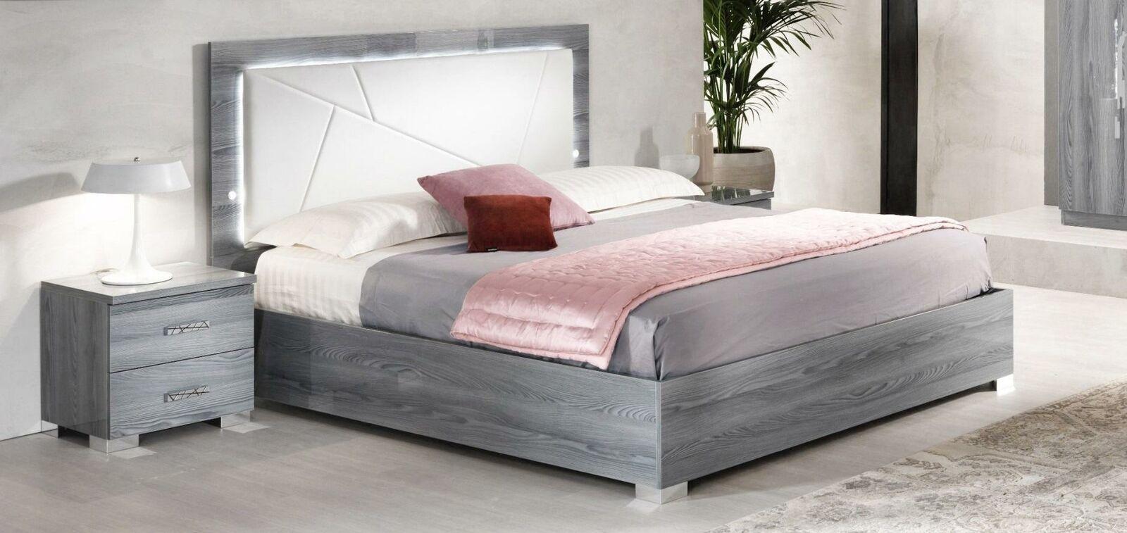 Modern Bettten Grau Bett Italienisch Doppelbett Schlafzimmer Möbel Neu Sofort