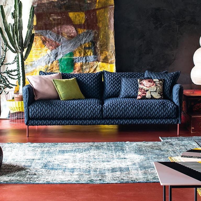 Sofa 3 Sitzer Couch Wohnlandschaft Garnitur Design Modern Sofa Sitz Stoff