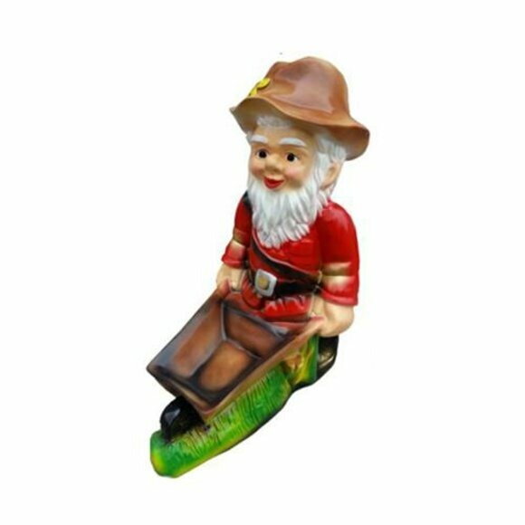 Garten Haus Dekoration Figur Statue Skulpturen Deko Figuren Zwerg Handarbeit K18