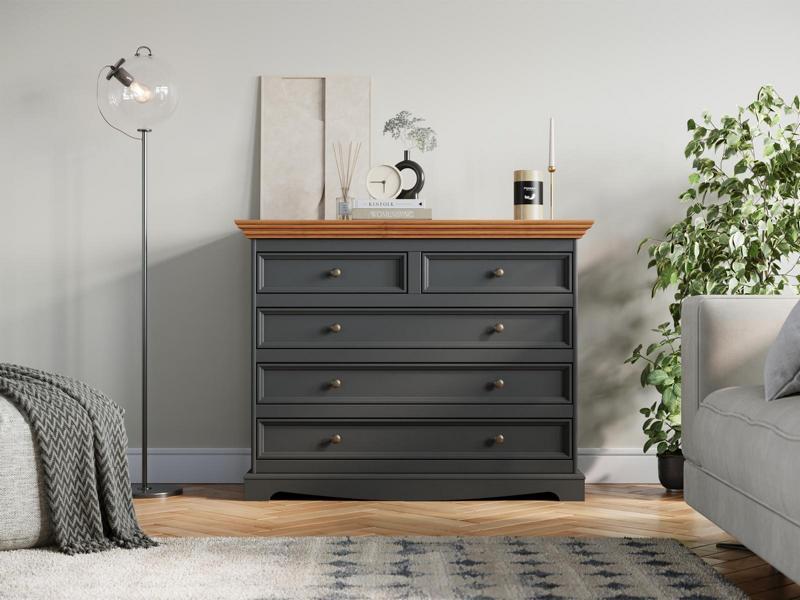 Kommoden Sideboards 5 Schubladen Hochschrank Schrank Regal Kommode Sideboard Neu