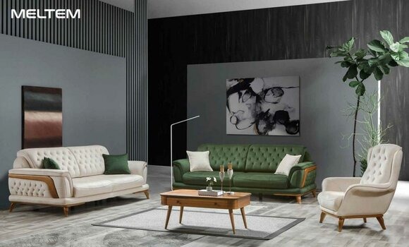 Garnitur Luxus Wohnzimmer Sofagarnitur 331 Sitz Sofa Sessel Sofas 3tlg