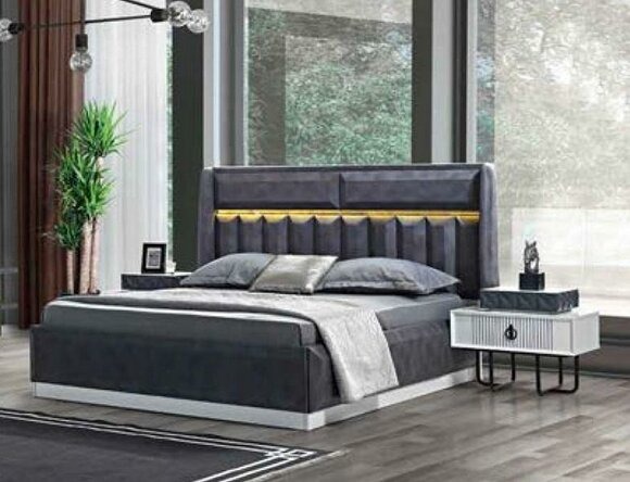 Betten Schlafzimmer Led Licht Bettrahmen Bett Polster Design Luxus