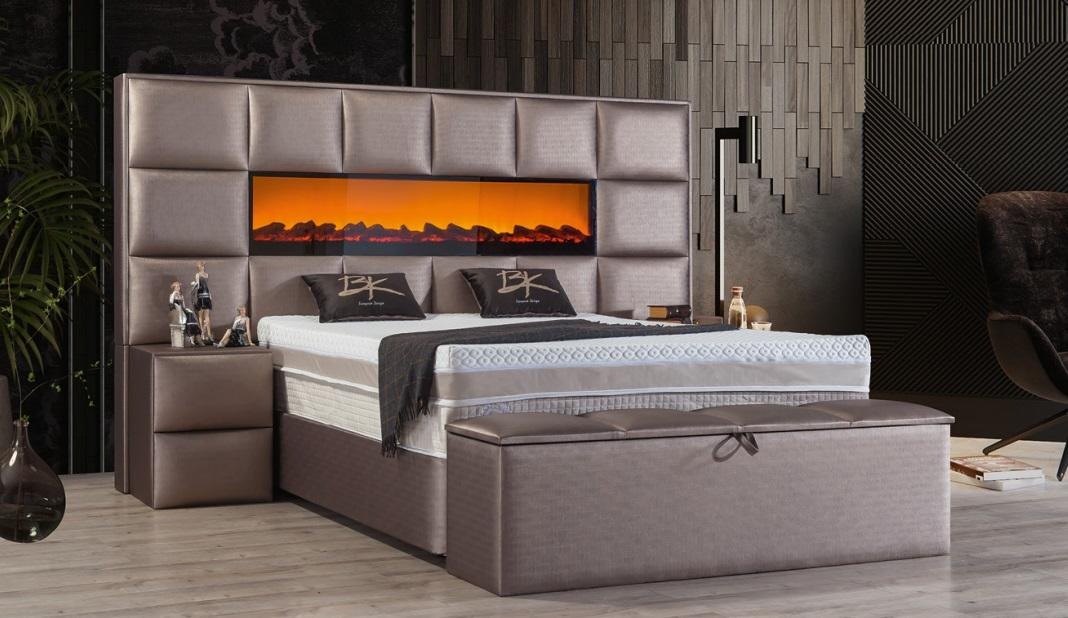Betten Doppel Bettrahmen Design Möbel Neu Bett Doppelbetten Kamin Deko Truhe Neu