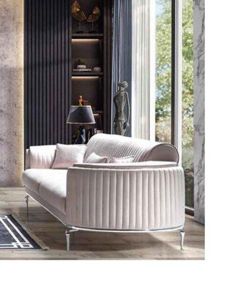 Polster Designer Möbel Dreisitzer Sofa 3 Sitzer Sofas Textil Luxus