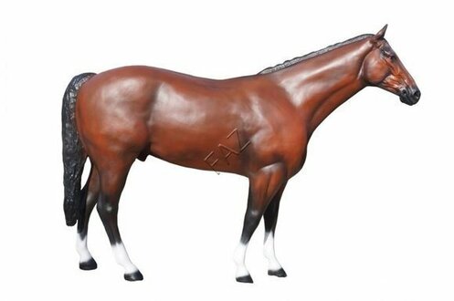 Design Pferd Figur Garten Statue Skulptur Figuren Skulpturen Dekoration